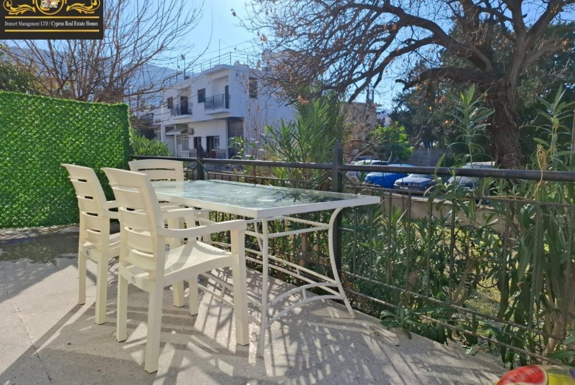 Nice 1 Bedroom Garden Apartment For Rent Location Near to Starlux Cinema Karaoglanoglu Girne North Cyprus KTC TRNC