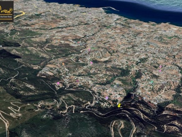 4020 m2 Land For Sale Quiet Country Retreat with the Best Location Bellapais Girne North Cyprus KKTC TRNC