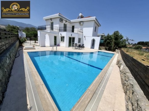 Nice 3 Bedroom Villa For Rent Location Near Escape Beach Alsancak Girne (Private Swimming Pool) North Cyprus KKTC TRNC