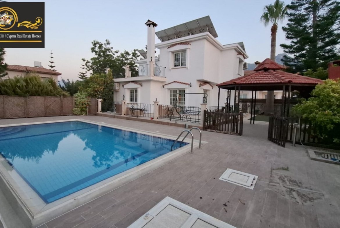 Nice 4 Bedroom Villa For Rent Location Zeytinlik Girne North Cyprus KKTC TRNC
