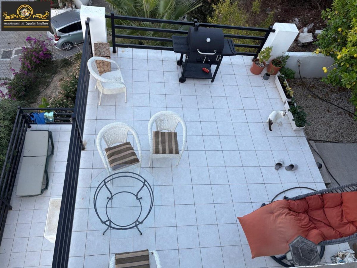 2 Bedroom Semi Detached Villa For Rent Location Karsiyaka Girne (Beautiful Sea And Mountain Panoramic) North Cyprus KKTC TRNC