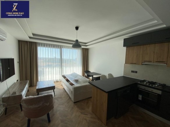 Elegant 1 Bedroom Loft Apartment For Rent Location Lapta Girne (a stunning home with every upgrade and every feature) North Cyprus KKTC TRNC