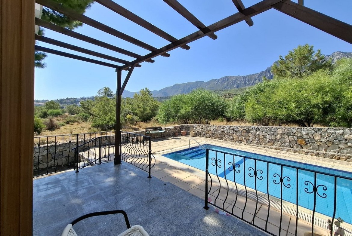 3 Bedroom Villa For Rent With A Stunning Collection Of Antique And Authentic Cypriot Furniture needs to be seen to be appreciated. Location: Alsancak, Girne. (Don’t pass this one by- reduced price!)