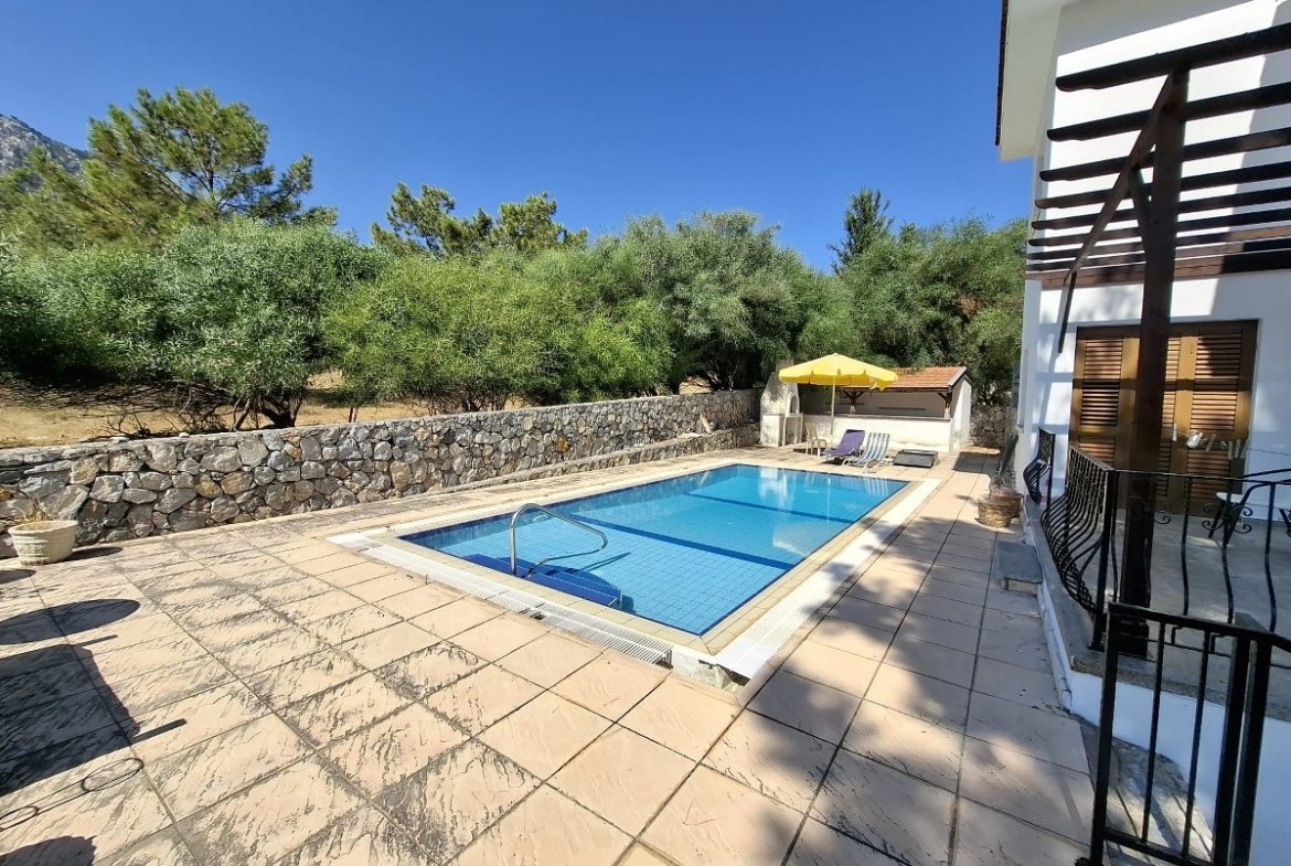 3 Bedroom Villa For Rent With A Stunning Collection Of Antique And Authentic Cypriot Furniture needs to be seen to be appreciated. Location: Alsancak, Girne. (Don’t pass this one by- reduced price!)