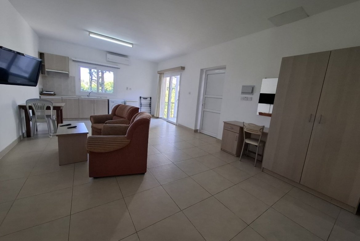 Nice 1 Bedroom Studio Apartment For Rent Location Edremit Girne