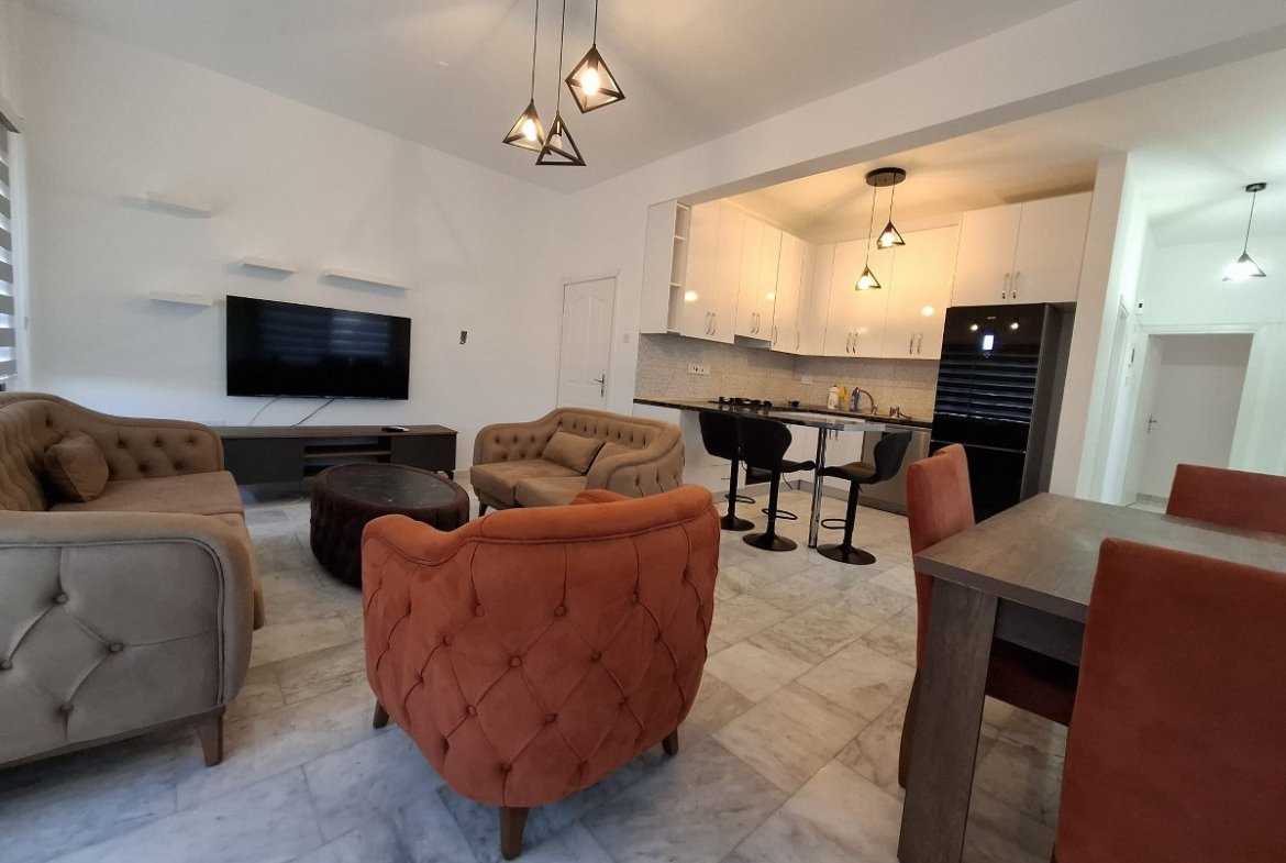 3 Bedroom Terrace Apartment For Rent Location Lapta Coastal Walkway Girne (Lapta Yuruyus Yolu Kyrenia)